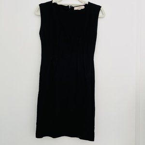 LOFT Petite Sleeveless Black Sheath Work Dress - 2P
